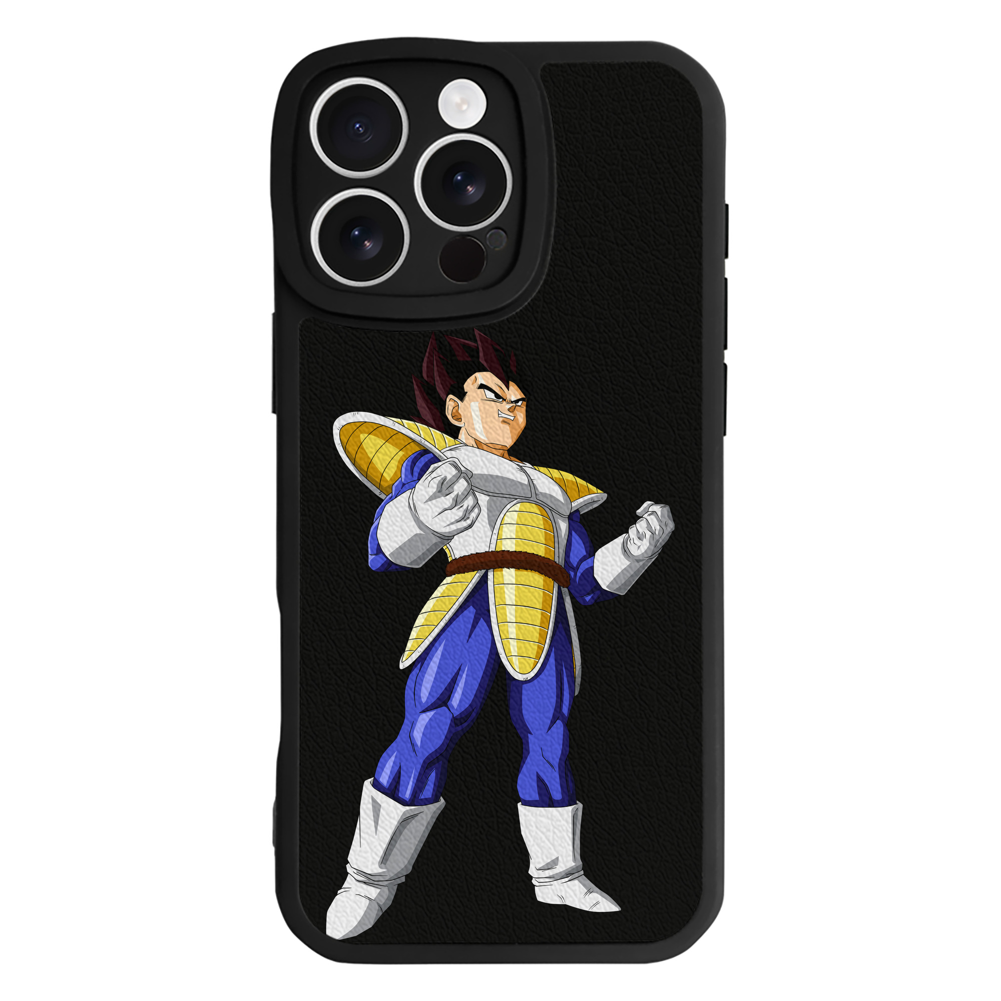 （画像用） ドラゴンボール ベジータ四世（Bejīta Yonsei）DRAGON BALL Vegeta IV 【iPhone 16シリーズ対応】シリコンスマホケース（レザー調） 材質：シリコン